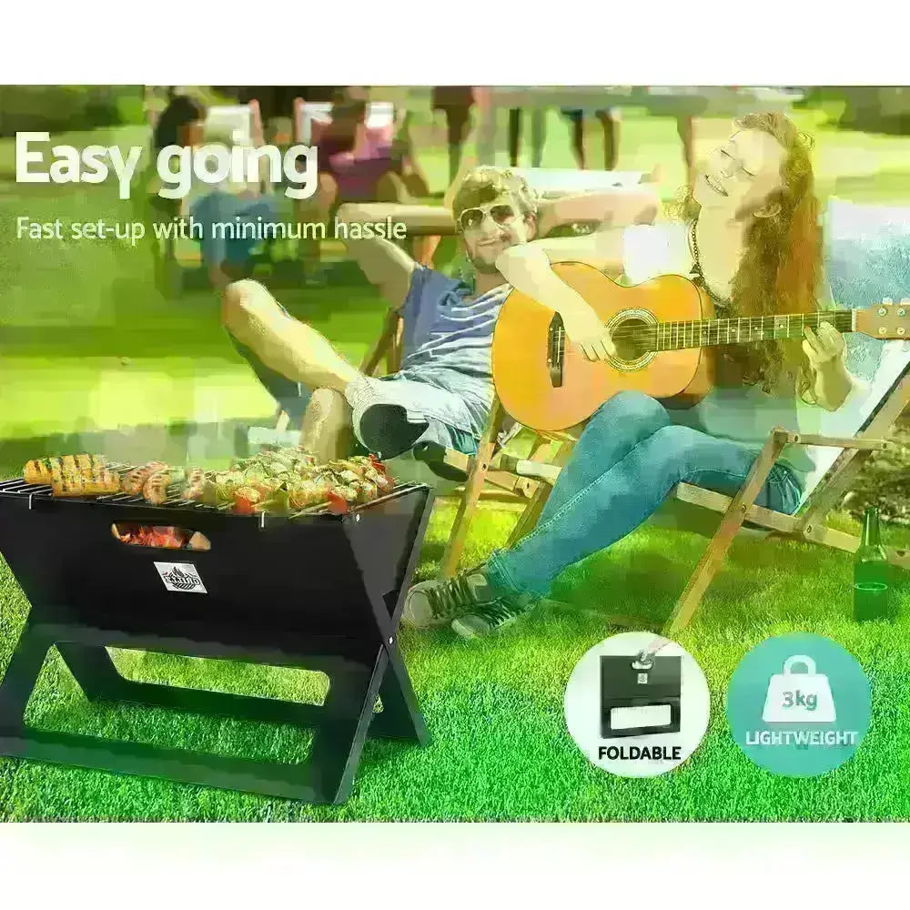 Grillz Notebook Portable Charcoal BBQ Grill - Sprung Outdoors 