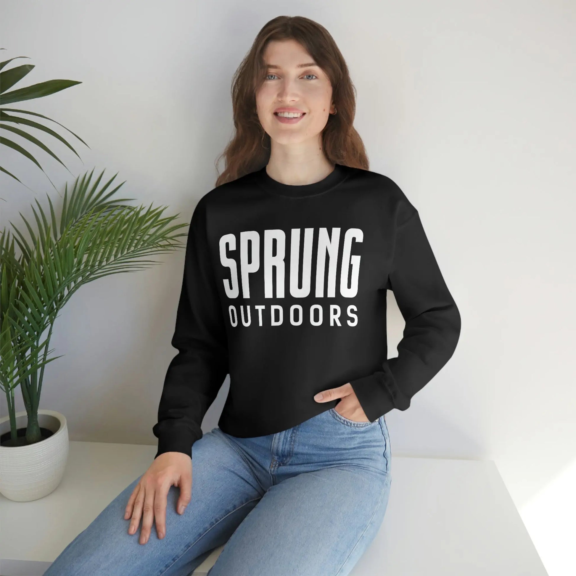 Sprung Outdoors Unisex Heavy Blend Crewneck Sweatshirt Printify