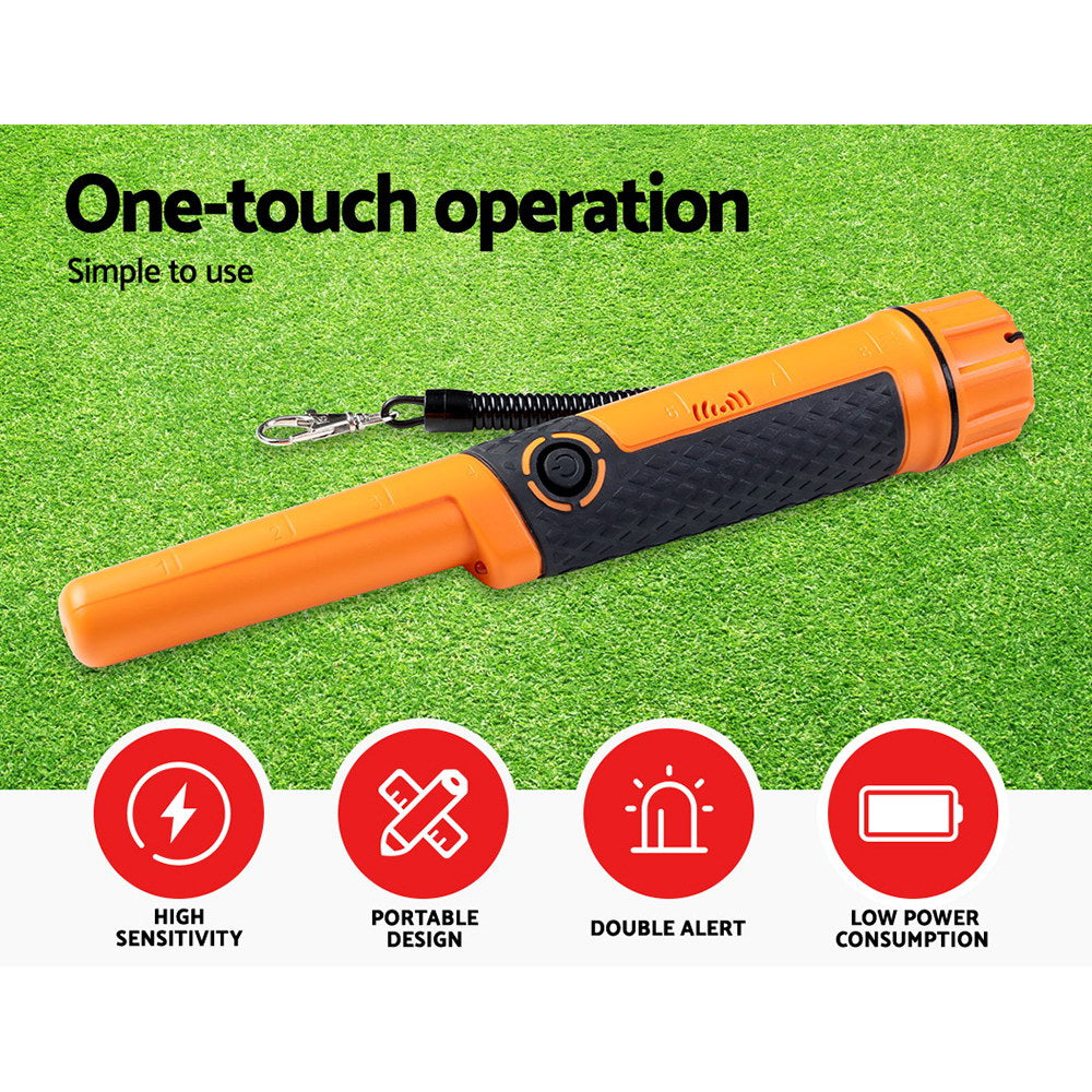 Portable Handheld Pinpointer Metal Detector Automatic Waterproof Hunter? Sprung Outdoors 