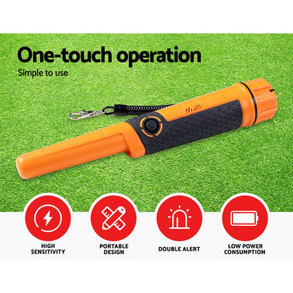 Portable Handheld Pinpointer Metal Detector Automatic Waterproof Hunter? Sprung Outdoors 