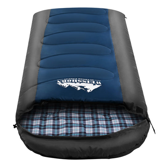 Weisshorn Sleeping Bag Camping Hiking Tent Winter Outdoor Comfort 0 Degree Navy Sprung Outdoors 