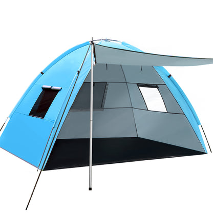 Weisshorn Camping Tent Beach Tents Hiking Sun Shade Shelter Fishing 2-4 Person Sprung Outdoors 