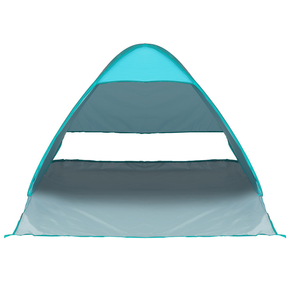 Weisshorn Pop Up Beach Tent Camping Hiking 3 Person Sun Shade Fishing Shelter Sprung Outdoors 