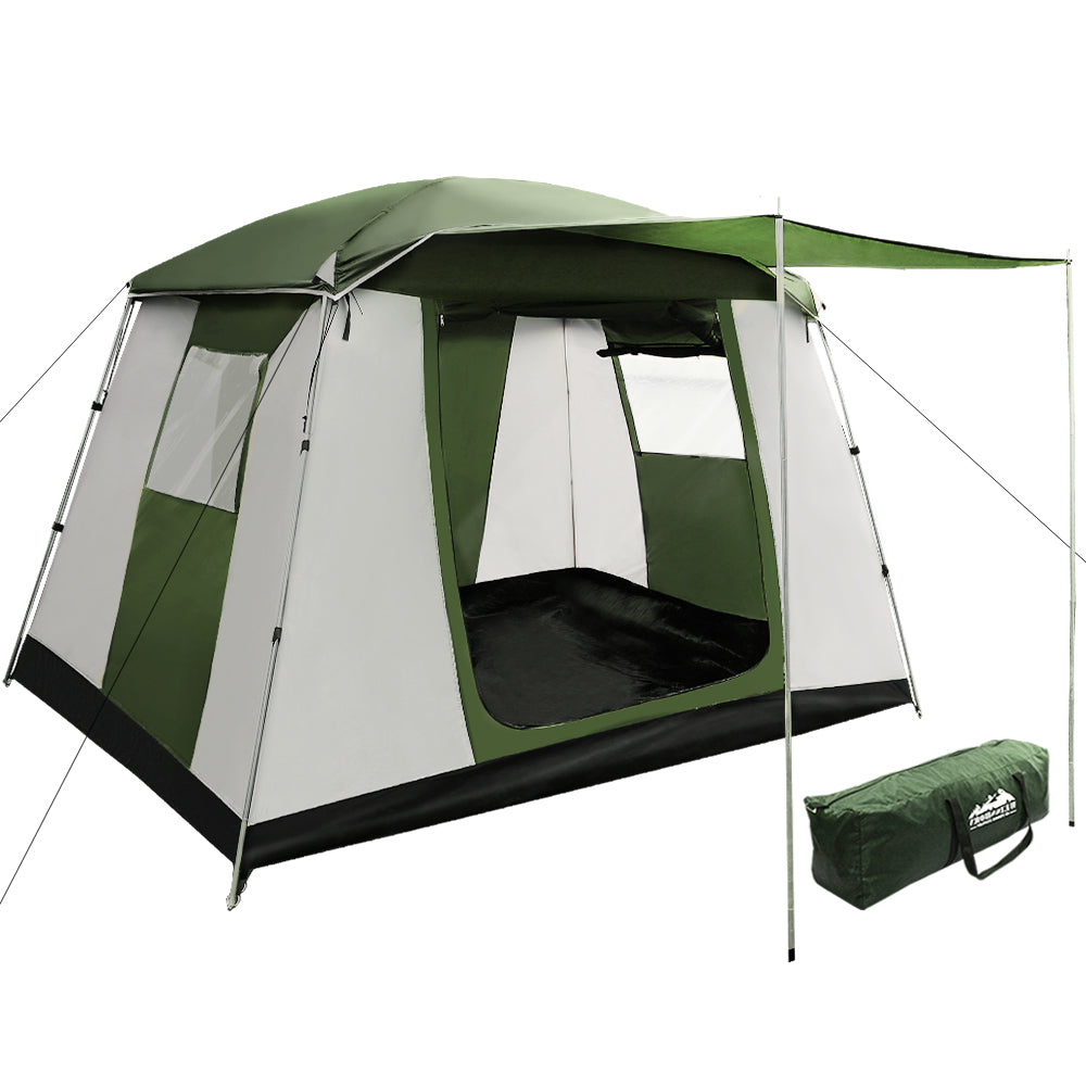 Weisshorn Camping Tent 6 Person Tents Family Hiking Dome Sprung Outdoors 