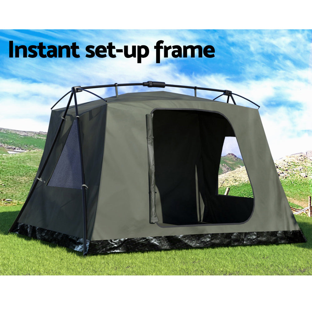 Weisshorn Camping Tent Instant Up 2-3 Person Tents Outdoor Hiking Shelter - Sprung Outdoors 