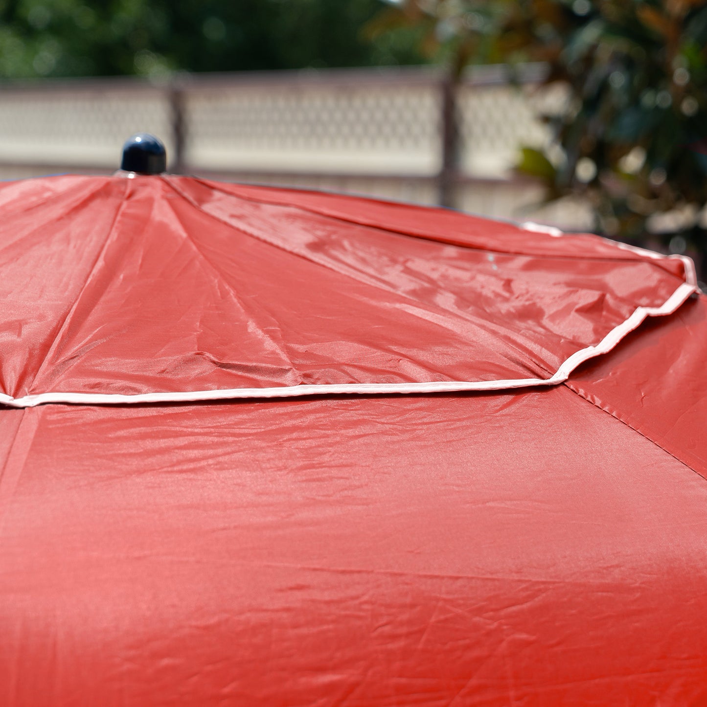 Havana Outdoors Beach Umbrella 2.4M Outdoor Garden Beach Portable Shade Shelter - Red Sprung Outdoors 