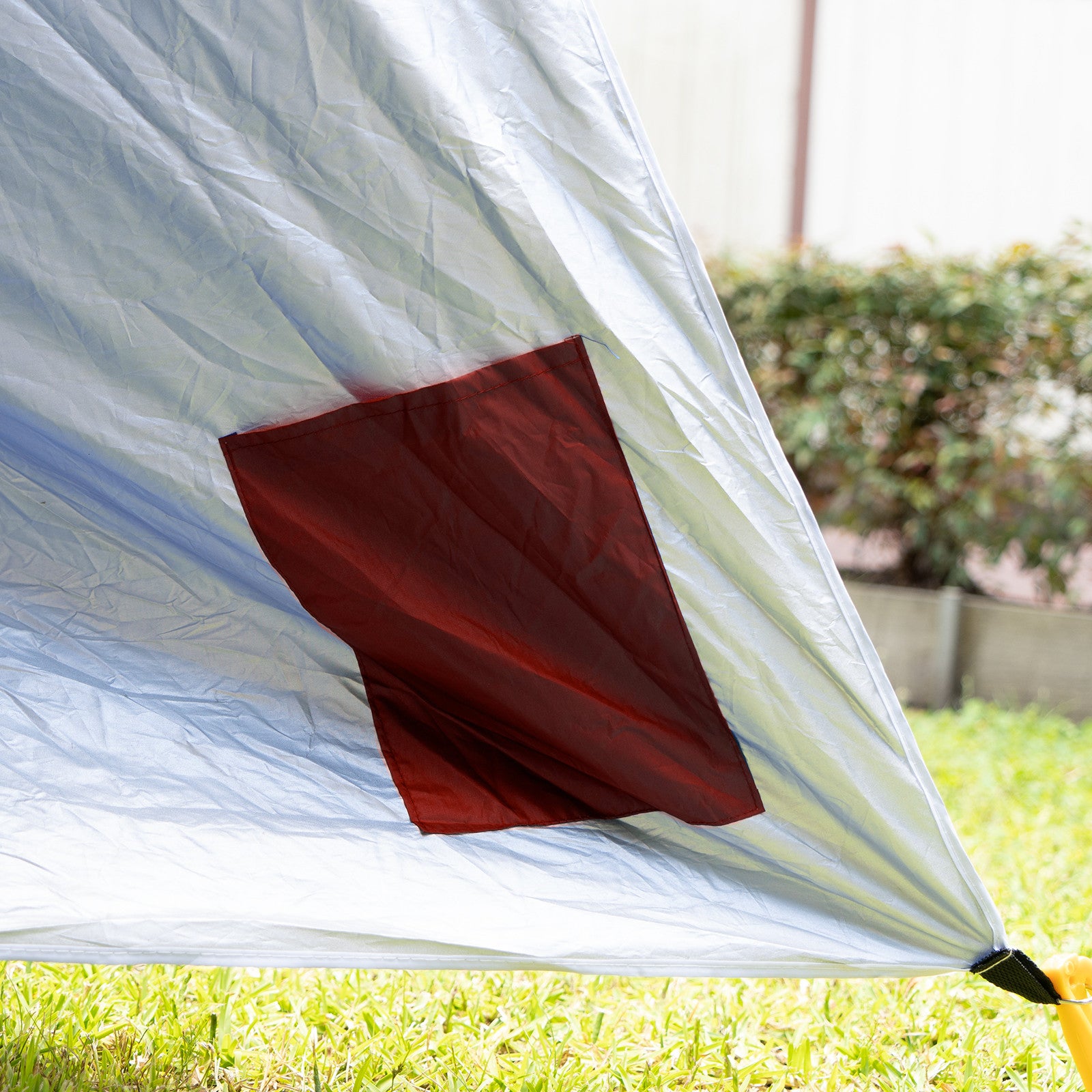 Havana Outdoors Beach Umbrella 2.4M Outdoor Garden Beach Portable Shade Shelter - Red Sprung Outdoors 