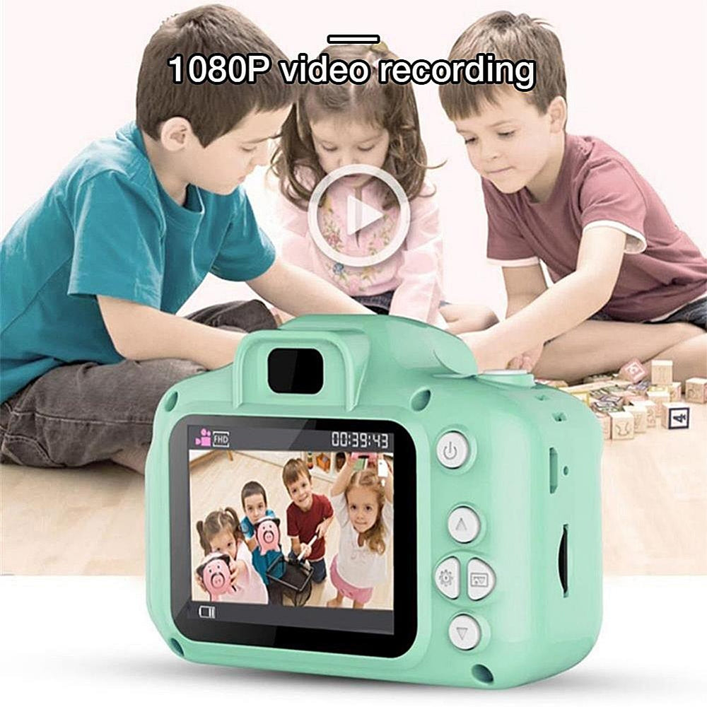 Mini Digital Children Camera Kids Camera 2.0" LCD Toy 32G Card HD Sprung Outdoors 