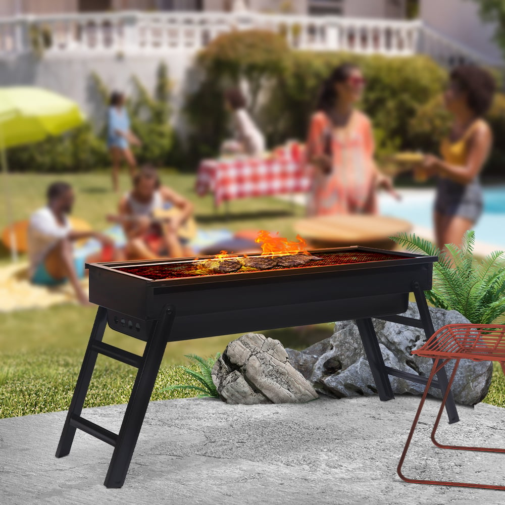 Wallaroo Portable Charcoal BBQ Grill Barbecue Sprung Outdoors 