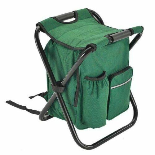 Portable Folding Backpack Chair Camping Stool Cooler Bag Rucksack Beach Fishing 150kg load comb - Sprung Outdoors 