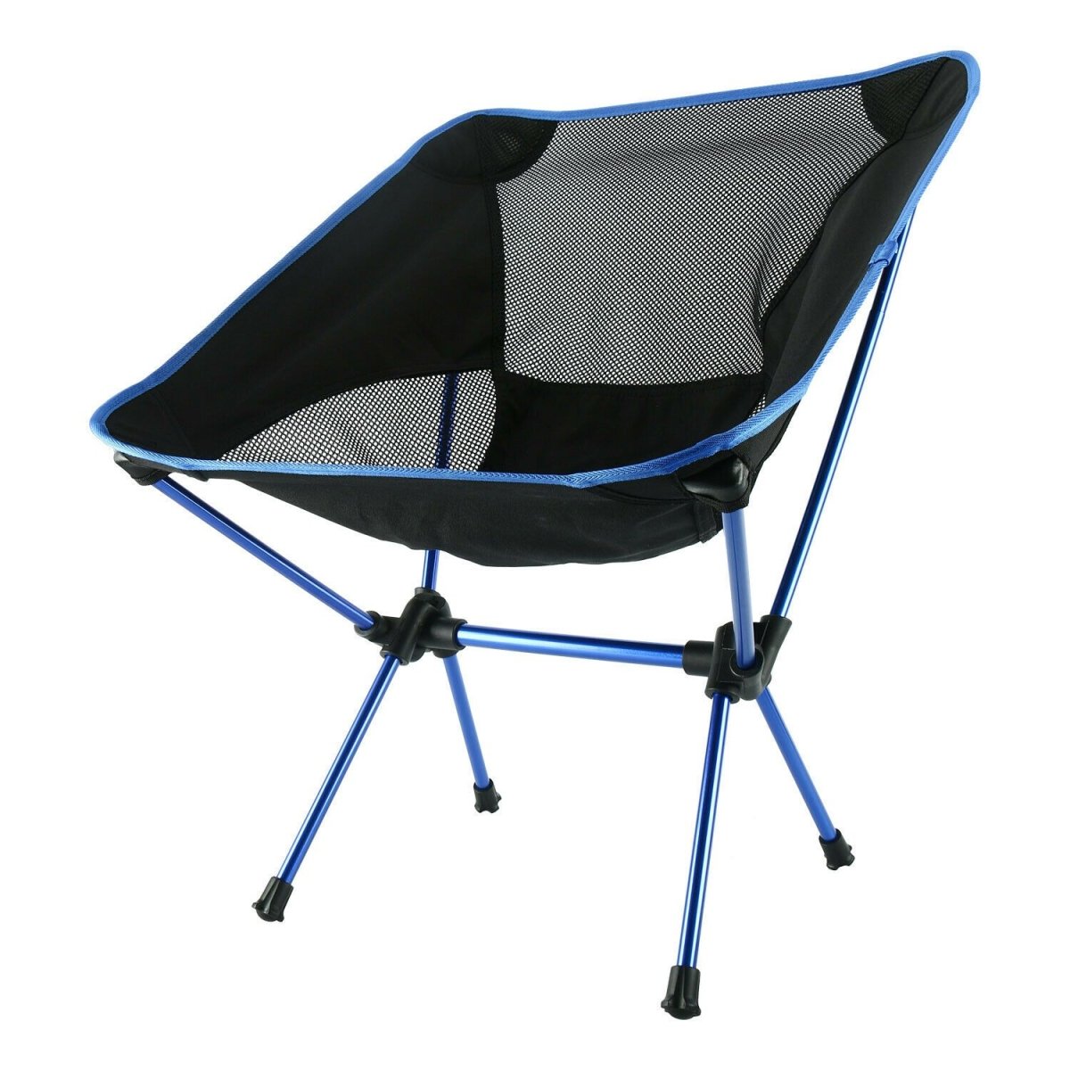 Ultralight Aluminum Alloy Folding Camping Camp Chair Outdoor Hiking Black Sprung Outdoors 