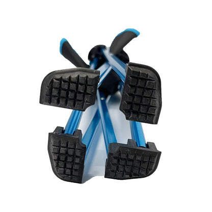 Mini Portable Outdoor Folding Stool Camping Fishing Picnic Chair Seat 80kg Blue Sprung Outdoors 