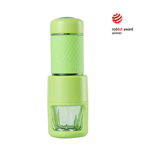 STARESSO Coffee Maker Red Dot Award Winner Portable Espresso Cappuccino Quick Cold Brew Manual Coffee Maker Machines All in One - Green - Sprung Outdoors 