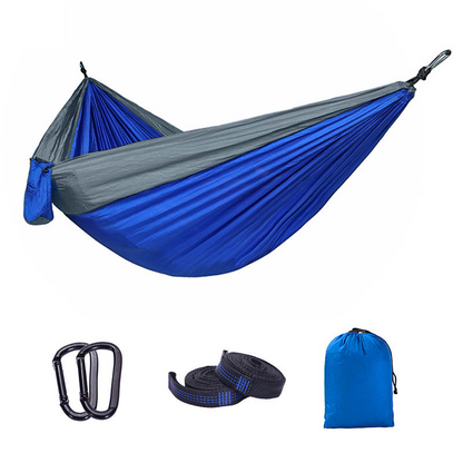 Blue & Grey Camping Hammock - Sprung Outdoors 