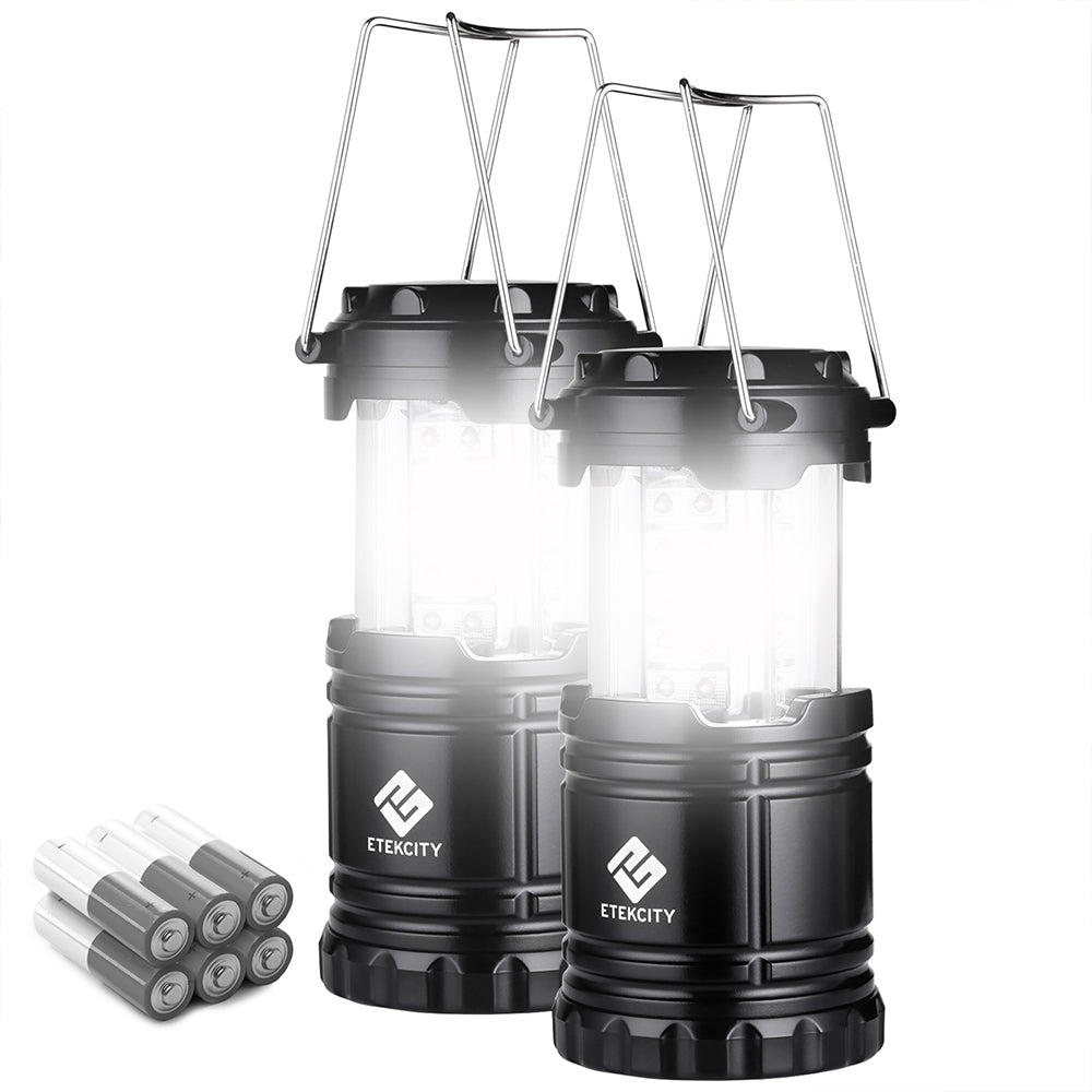 Etekcity Lantern Camping Lantern - 2 Pack - Black - Sprung Outdoors 