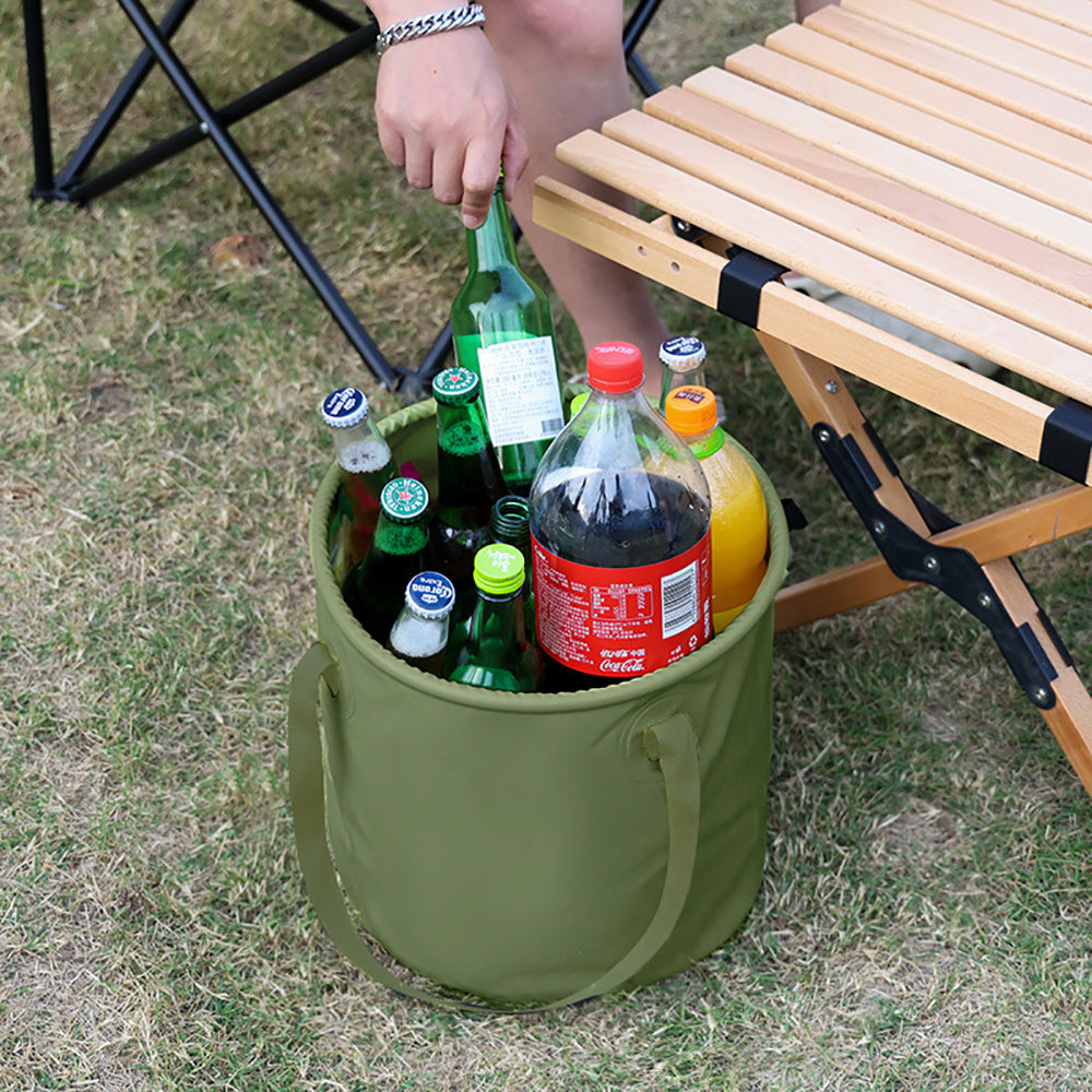 13L Travel Camping Folding Bucket Portable Barbecue Picnic Storage Fishing Bucket - Sprung Outdoors 