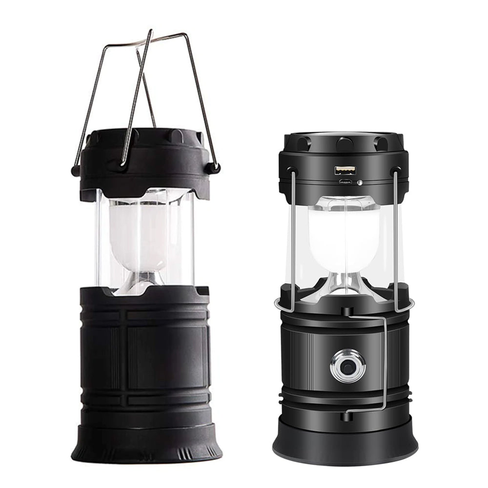 LED Camping Lamp Solar Powered Rechargeable USB Torch Waterproof Emergency Light Lantern - Sprung Outdoors 